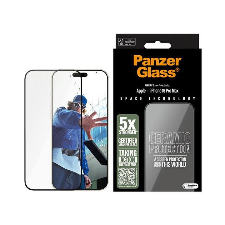 PanzerGlass Ceramic Screen ProtectoriPhone 16 Pro Max 6.9" Ultra-Wide Fit 2856 na NearMe.pl