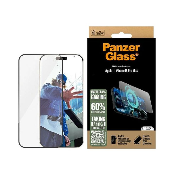 PanzerGlass Gaming Screen ProtectoriPhone 16 Pro Max 6.9" Ultra-Wide Fit 2860 na NearMe.pl