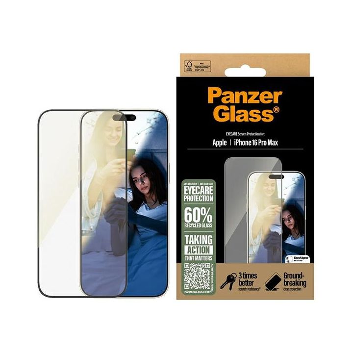 PanzerGlass EyeCare Screen ProtectoriPhone 16 Pro Max 6.9" Ultra-Wide Fit 2868 na NearMe.pl