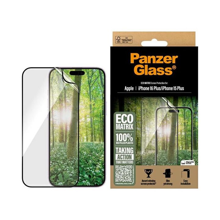 PanzerGlass MATRIX Screen ProtectoriPhone 16 Plus / 15 Plus 6.7" Ultra-Wide Fit 2871 na NearMe.pl