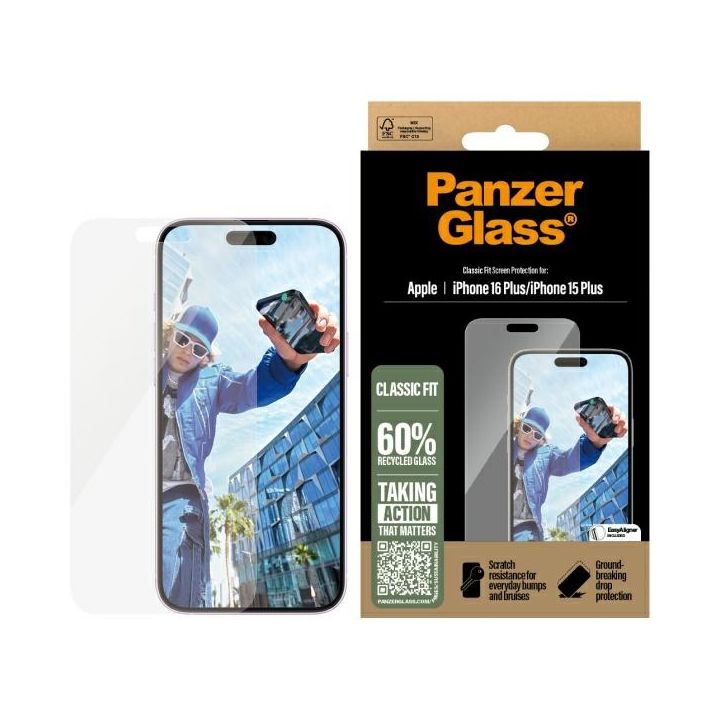 PanzerGlass Screen Protector iPhone 16Plus 6.7" Classic Fit 2875 na NearMe.pl