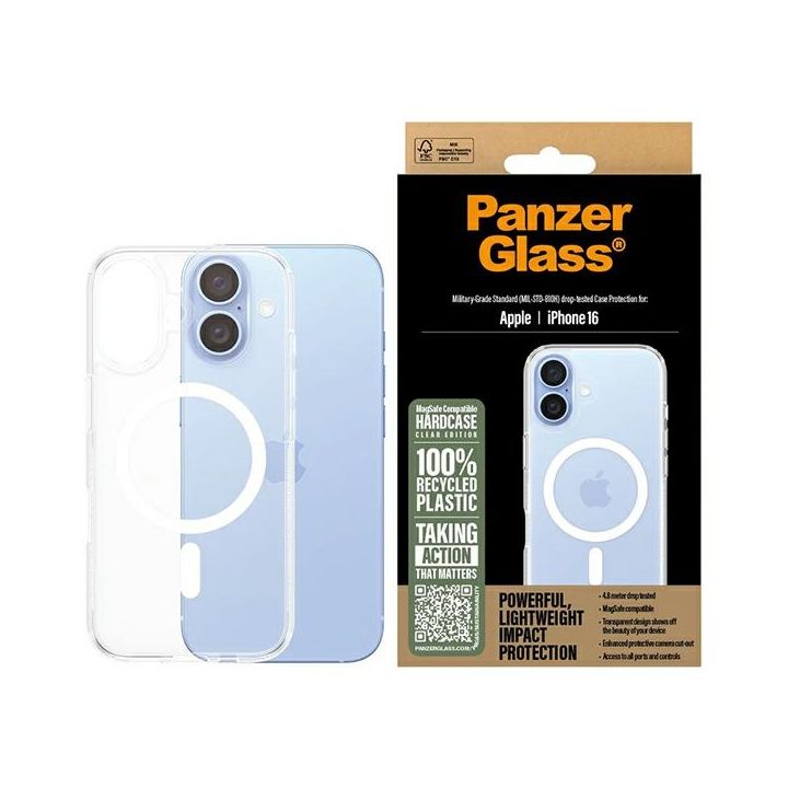 PanzerGlass HardCase iPhone 16 6.1"biały/white MagSafe 1291 na NearMe.pl