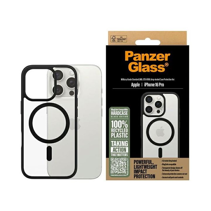 PanzerGlass HardCase iPhone 16 Pro 6.3"czarny/black MagSafe 1302 na NearMe.pl