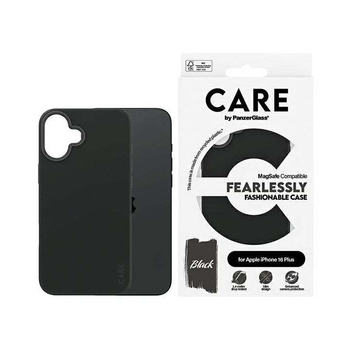 Etui CARE by PanzerGlass Fashion Case    iPhone 16 Plus 6.7" czarny/black MagSafe 1379 na NearMe.pl