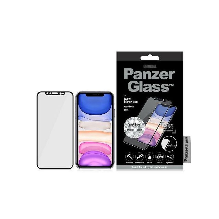 PanzerGlass E2E Super+ iPhone Xr/11Case Friendly Swarovsky CamSlider czarny/black na NearMe.pl