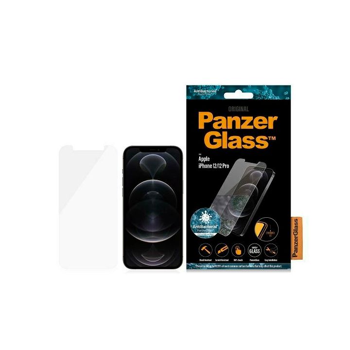 PanzerGlass Standard Super+ iPhone 12/12Pro Antibacterial na NearMe.pl