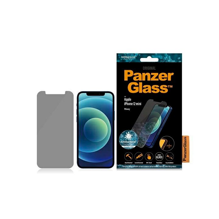 PanzerGlass Standard Super+ iPhone 12Mini Privacy Antibacterial na NearMe.pl