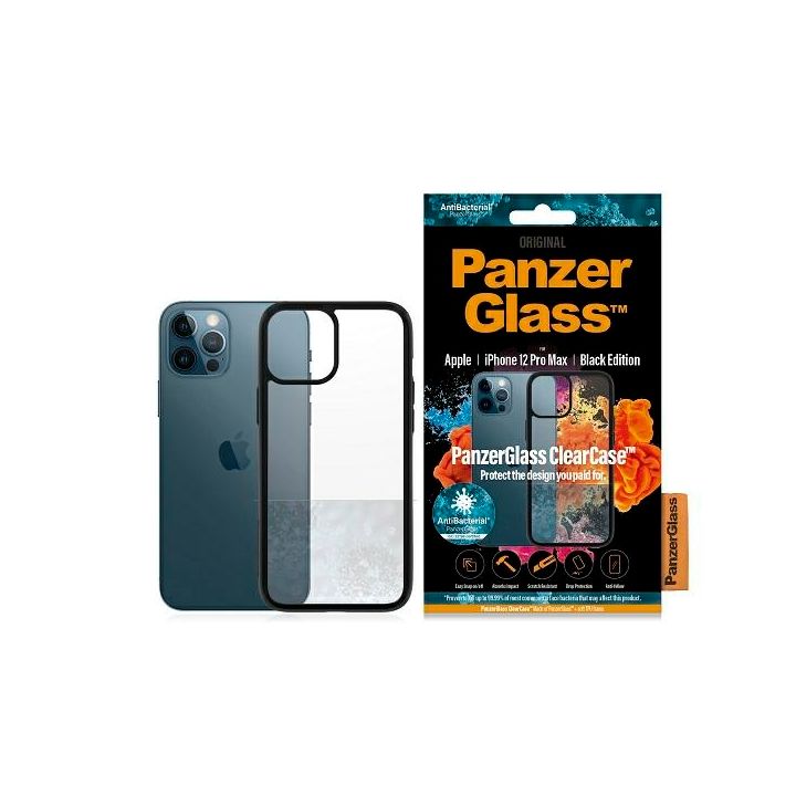 PanzerGlass ClearCase iPhone 12 Pro Max6,7" Antibacterial czarny/black na NearMe.pl