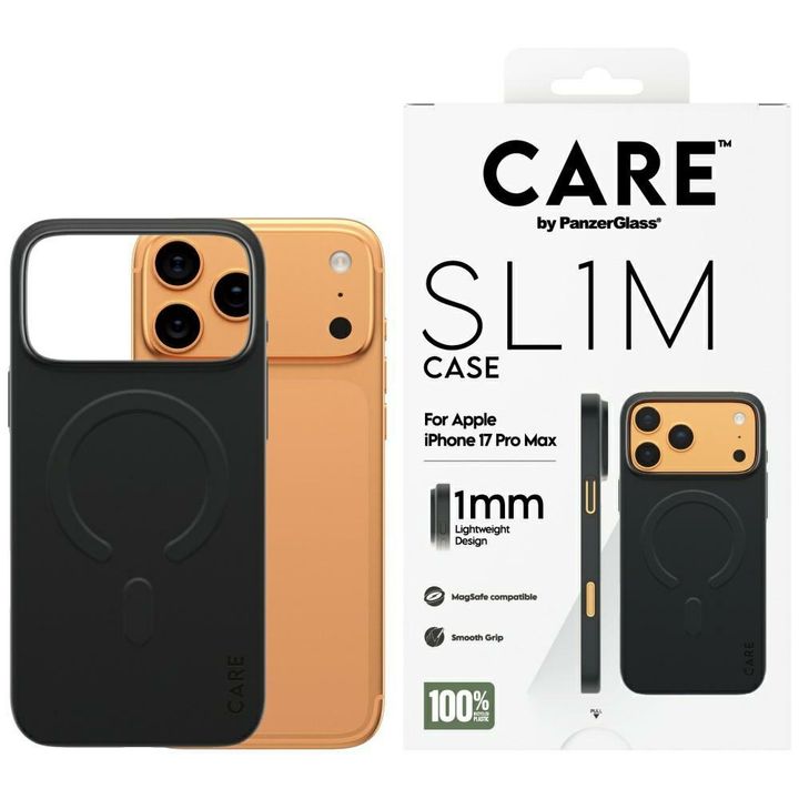 Etui CARE by PanzerGlass SL1M MagSafe do iPhone 17 Pro Max czarny na NearMe.pl