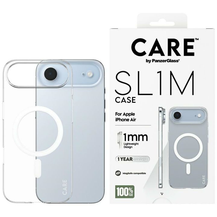 Etui CARE by PanzerGlass SL1M MagSafe do iPhone Air przezroczysty na NearMe.pl