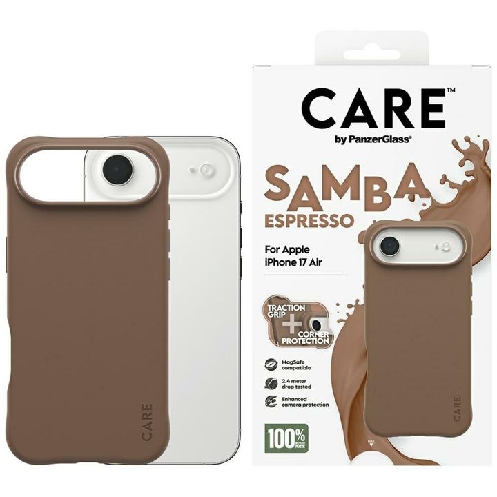 Etui CARE by PanzerGlass Fashionable     Samba MagSafe do iPhone Air espresso na NearMe.pl