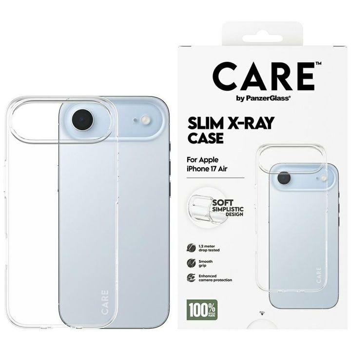 Etui CARE by PanzerGlass Fashionable     X-Ray Soft Basic do iPhone Air przezroczysty na NearMe.pl
