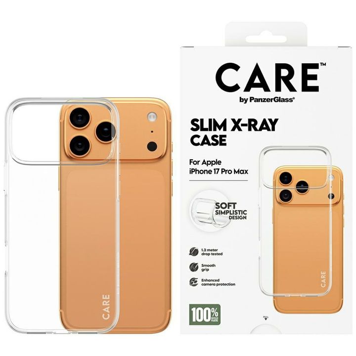 Etui CARE by PanzerGlass Fashionable     X-Ray Soft Basic do iPhone 17 Pro Max przezroczysty na NearMe.pl