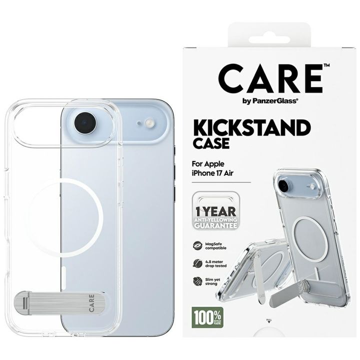 Etui CARE by PanzerGlass Feature w.      Kickstand MagSafe do iPhone Air przezroczysty na NearMe.pl