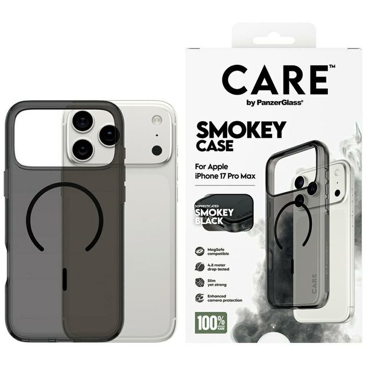 Etui CARE by PanzerGlass Flagship Urban  Explorer w. Black MagSafe do iPhone 17 Pro Max dymny na NearMe.pl
