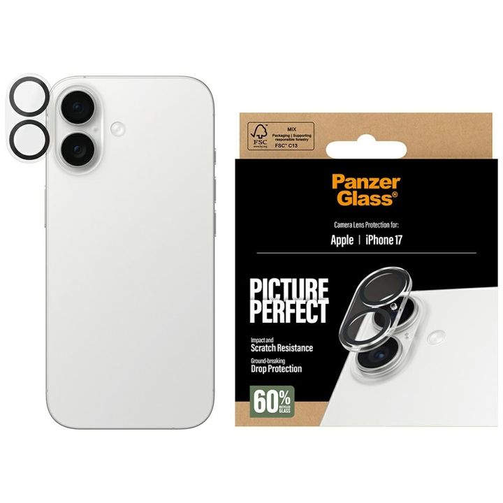 Szkło hartowane na obiektyw PanzerGlass  PicturePerfect do iPhone 17 na NearMe.pl
