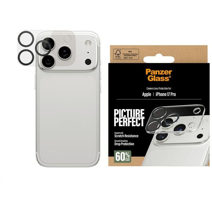 Szkło hartowane na obiektyw PanzerGlass  PicturePerfect do iPhone 17 Pro na NearMe.pl