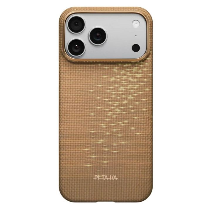 Etui PITAKA Ultra-Slim MagSafe do iPhone 17 Pro Max golden glint na NearMe.pl