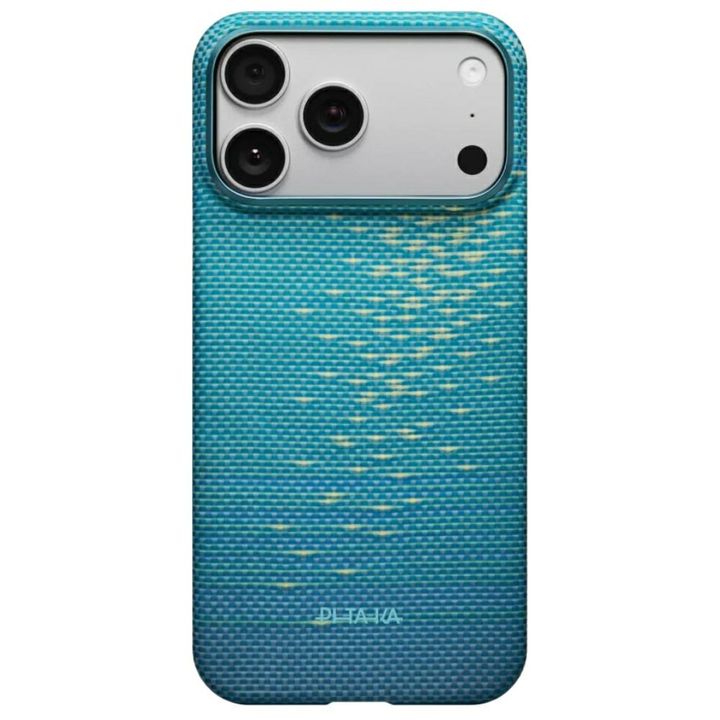 Etui PITAKA Ultra-Slim MagSafe do iPhone 17 Pro Max lucid blue na NearMe.pl
