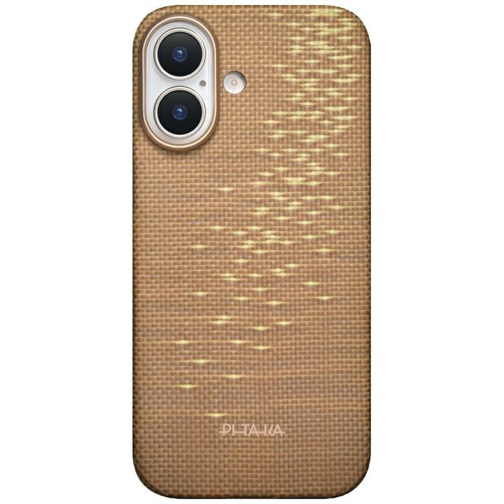Etui PITAKA Ultra-Slim MagSafe do iPhone 17 golden glint na NearMe.pl