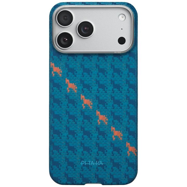 Etui PITAKA Happiness Rides Edge Case    MagSafe do iPhone 17 Pro Max indigo na NearMe.pl