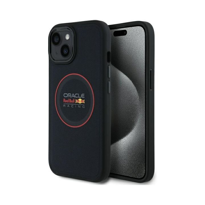 Red Bull RBHMP14S24PUILVR iPhone 14 6.1" hardcase granatowy/navy Leather Red Ring MagSafe na NearMe.pl