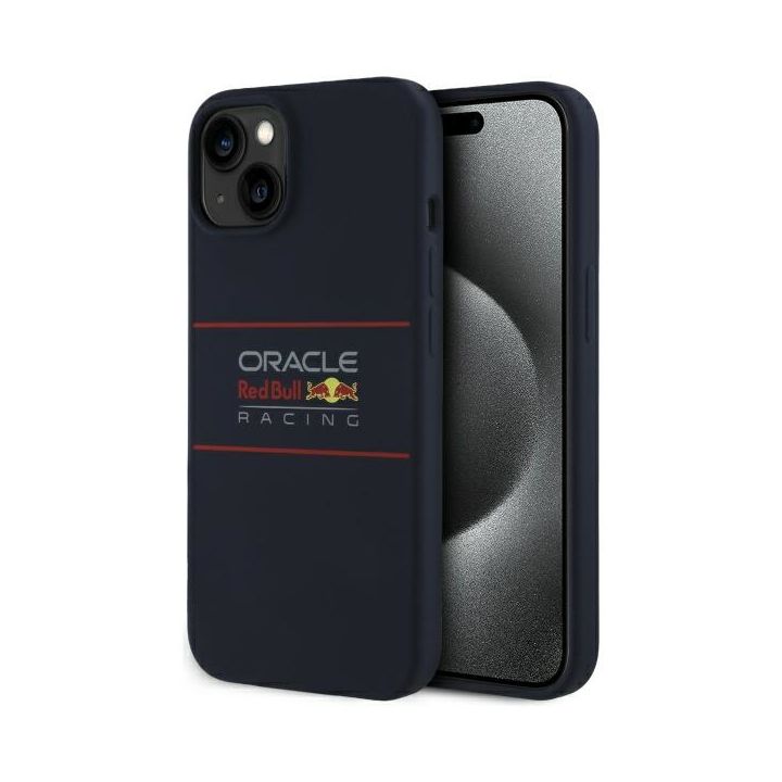 Red Bull RBHMP14S24SIHSRV iPhone 14 6.1" hardcase granatowy/navy Silicone Horizontal Logo MagSafe na NearMe.pl