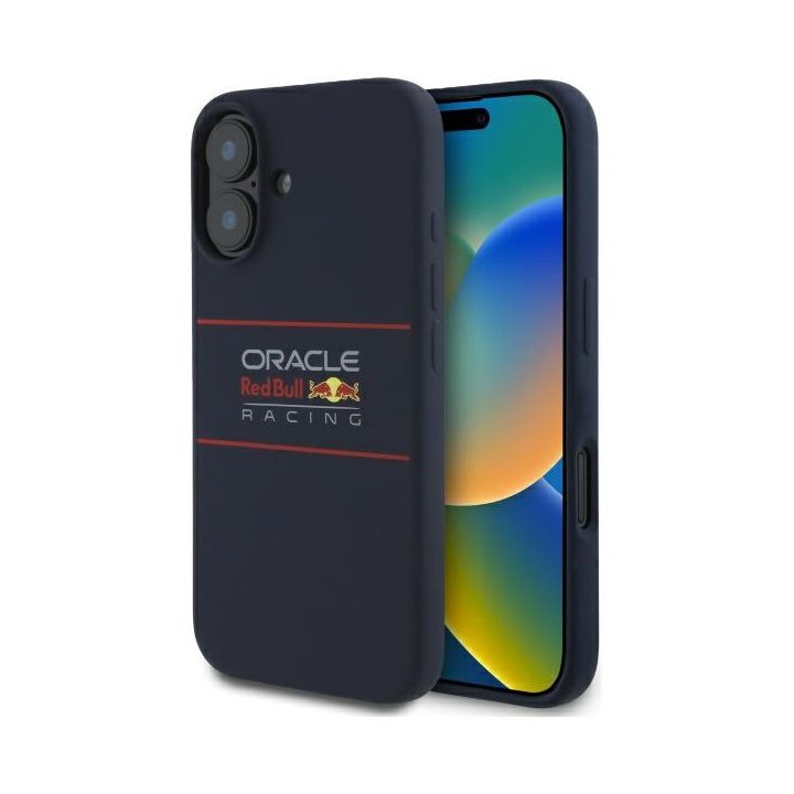 Red Bull RBHMP16M24SIHSRV iPhone 16 Plus 6.7" hardcase granatowy/navy Silicone Horizontal Logo MagSafe na NearMe.pl