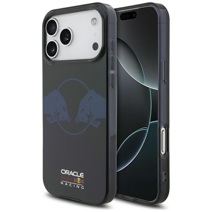 Etui Red Bull IML Transparent Two Bulls  MagSafe do iPhone 17 Pro Max granatowy na NearMe.pl