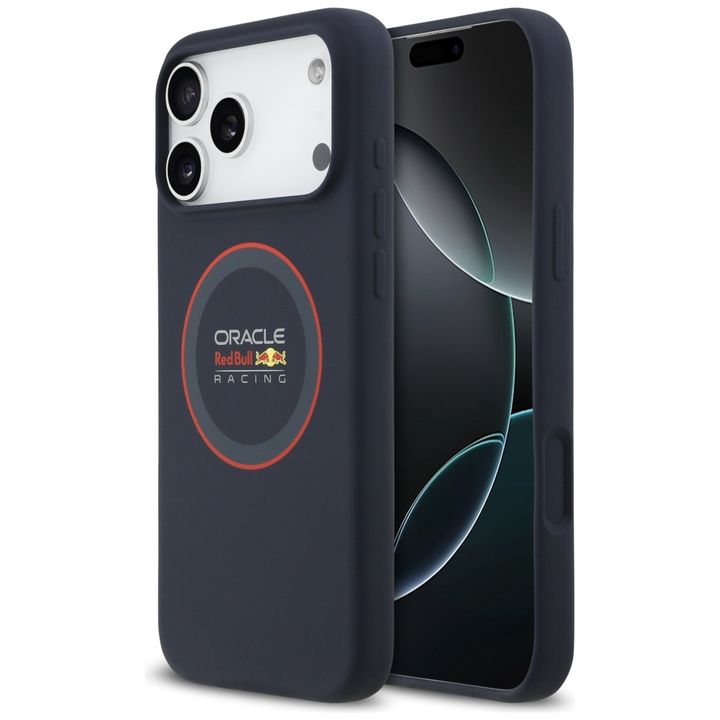 Etui Red Bull Silicone Red Ring MagSafe  do iPhone 17 Pro Max granatowy na NearMe.pl