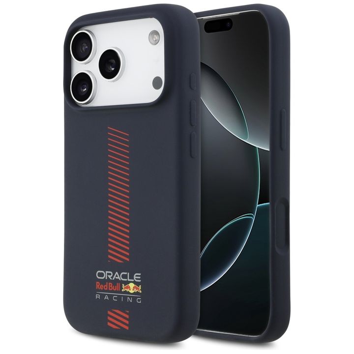 Etui Red Bull Silicone Powerbar MagSafe  do iPhone 17 Pro granatowy na NearMe.pl