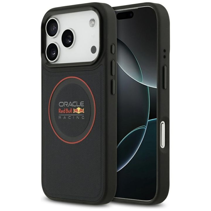 Etui Red Bull Meshed Red Ring & Metal    Buttons MagSafe do iPhone 17 Pro granatowy na NearMe.pl