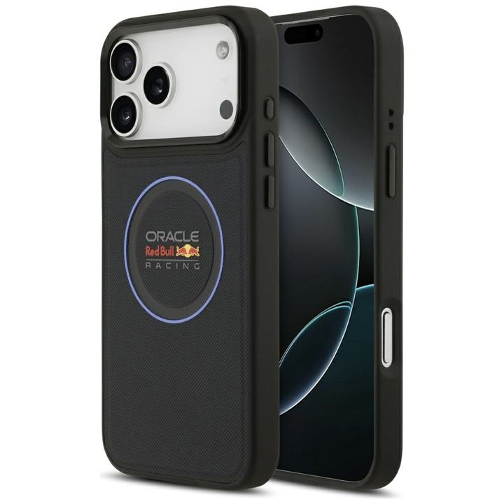Etui Red Bull Meshed Blue Ring & Metal   Buttons MagSafe do iPhone 17 Pro Max granatowy na NearMe.pl