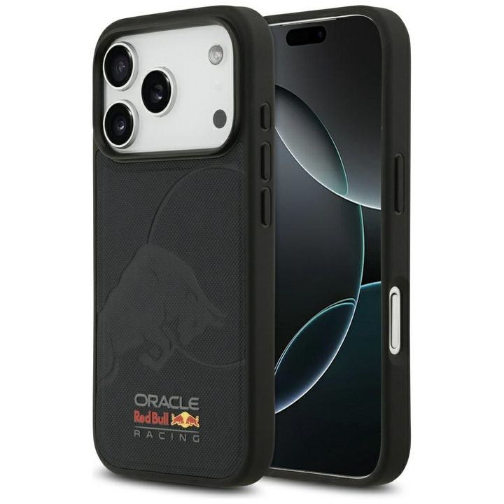 Etui Red Bull Meshed Debossed Bull       MagSafe do iPhone 17 Pro granatowy na NearMe.pl