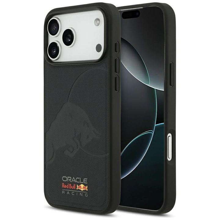 Etui Red Bull Meshed Debossed Bull       MagSafe do iPhone 17 Pro Max granatowy na NearMe.pl