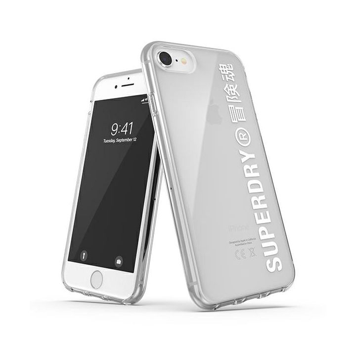 SuperDry Snap iPhone 6/6s/7/8/SE 2020 /SE 2022 Clear Case biały/white 41573 na NearMe.pl