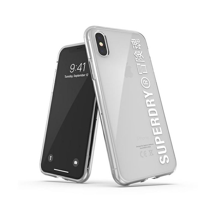 SuperDry Snap iPhone X/Xs Clear Casebiały/white 41576 na NearMe.pl