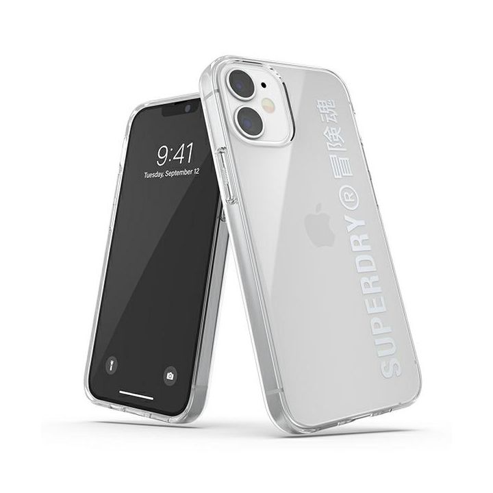 SuperDry Snap iPhone 12 mini Clear Casesrebrny/silver 42590 na NearMe.pl