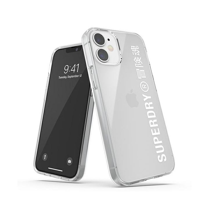 SuperDry Snap iPhone 12 mini Clear Casebiały/white 42593 na NearMe.pl