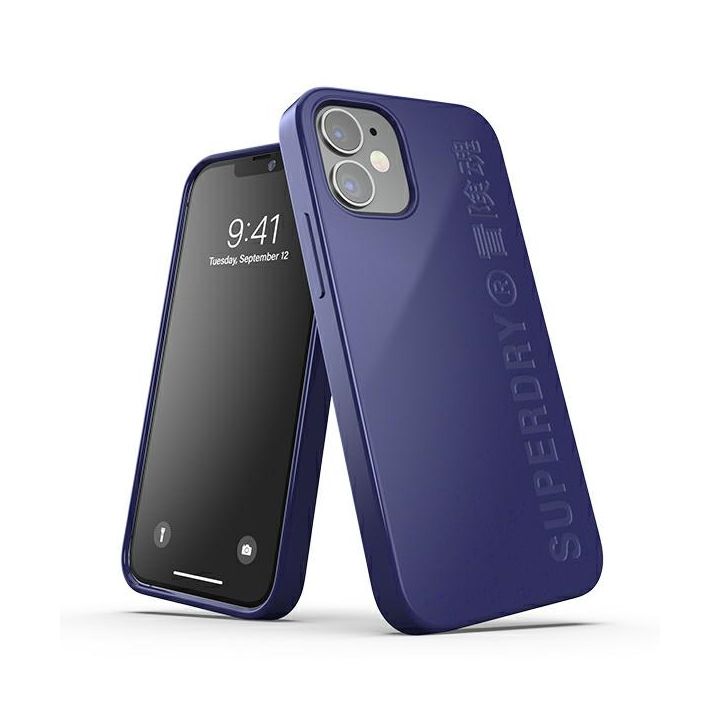 SuperDry Snap iPhone 12 mini Compostablegranatowy/navy 42626 na NearMe.pl