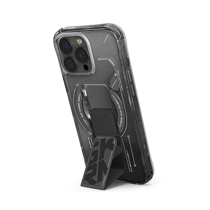 Skinarma etui Helio iPhone 16 Pro Max    6.9" Magnetic Charging + Grip Stand czarny/black na NearMe.pl