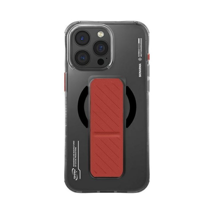Skinarma etui Axon iPhone 16 Pro 6.3"    Magnetic Charging + Grip Stand czarny/black na NearMe.pl