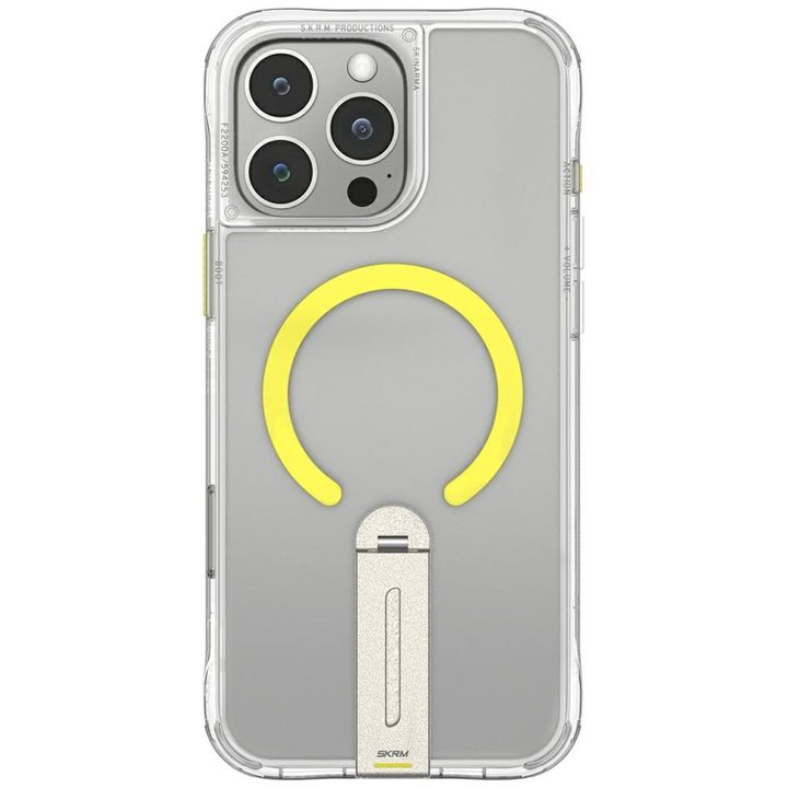 Etui Skinarma Helix do iPhone 16 Pro     Magnetic Charging 360 Rotating Stand przezroczysty na NearMe.pl