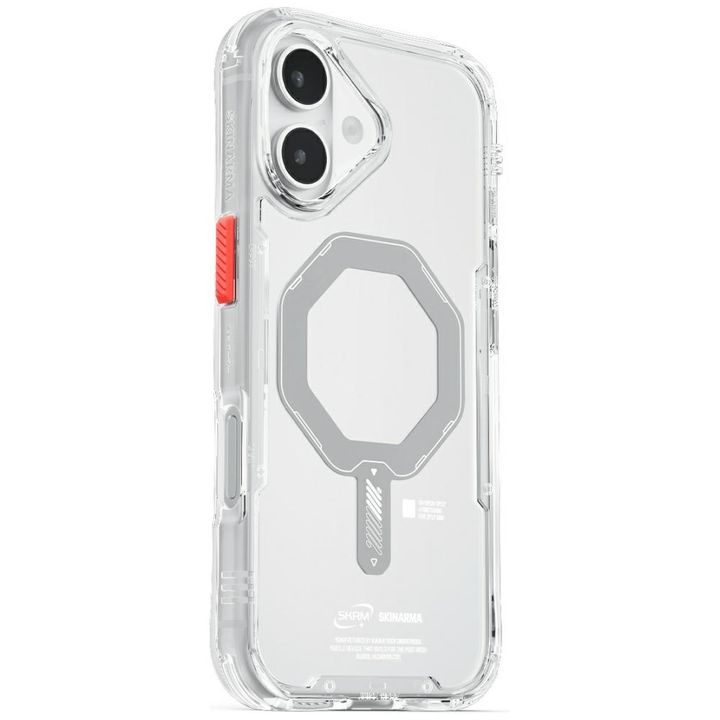Etui Skinarma Saido do iPhone 17         Magnetic Charging przezroczysty na NearMe.pl
