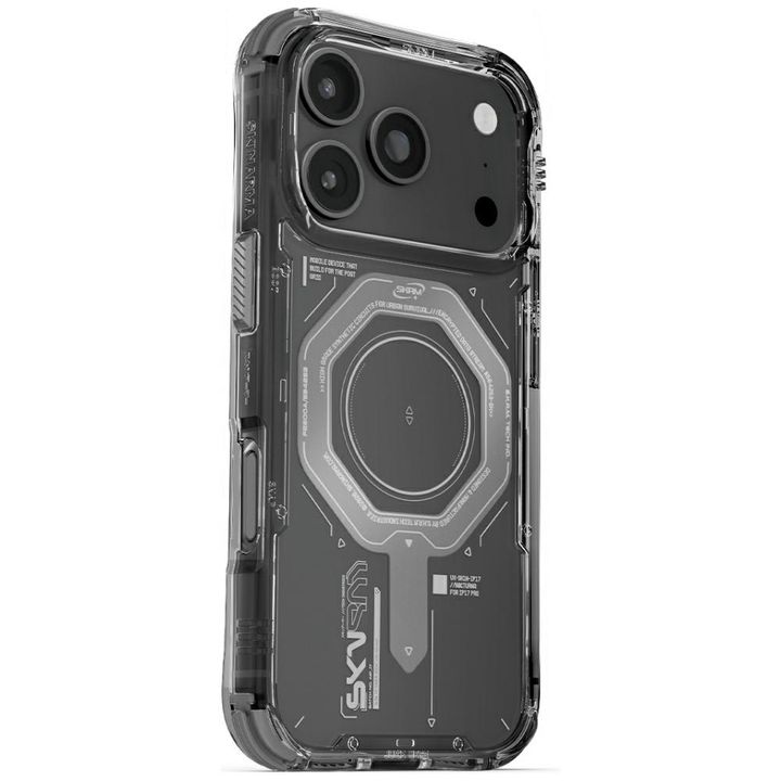 Etui Skinarma Magma do iPhone 17 Pro     Magnetic Charging grafitowy na NearMe.pl