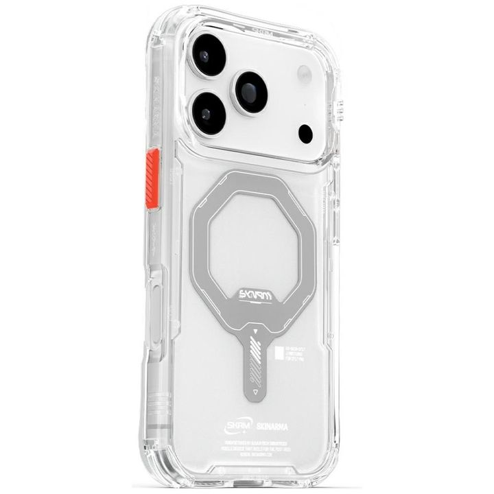 Etui Skinarma Saido do iPhone 17 Pro     Magnetic Charging przezroczysty na NearMe.pl