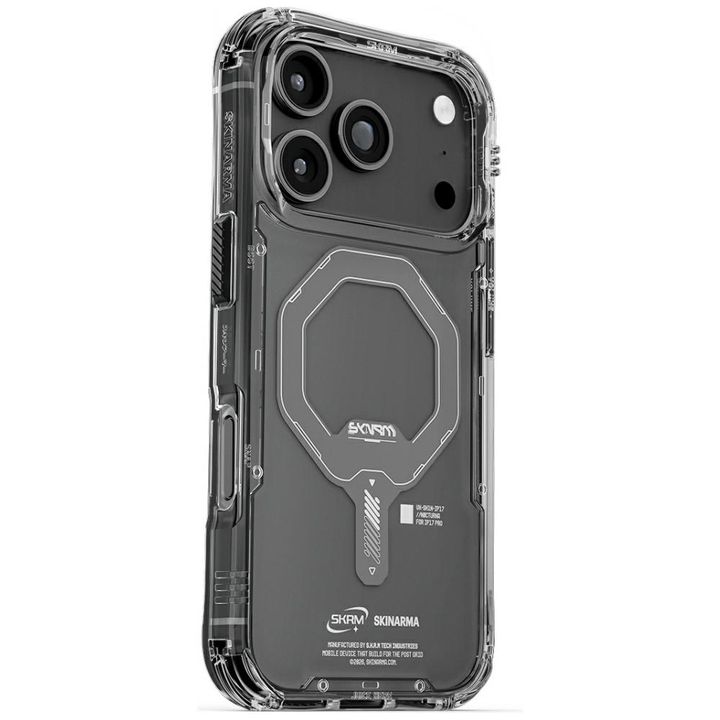 Etui Skinarma Saido do iPhone 17 Pro     Magnetic Charging grafitowy na NearMe.pl