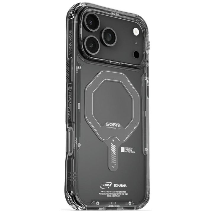 Etui Skinarma Saido do iPhone 17 Pro Max Magnetic Charging grafitowy na NearMe.pl