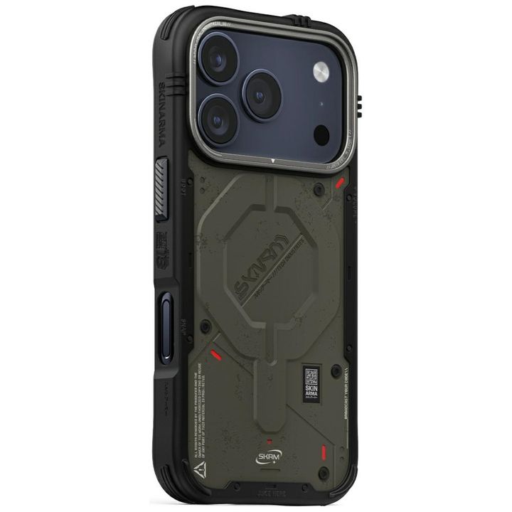 Etui Skinarma Vigor MagSafe do iPhone 17 Pro zielony na NearMe.pl