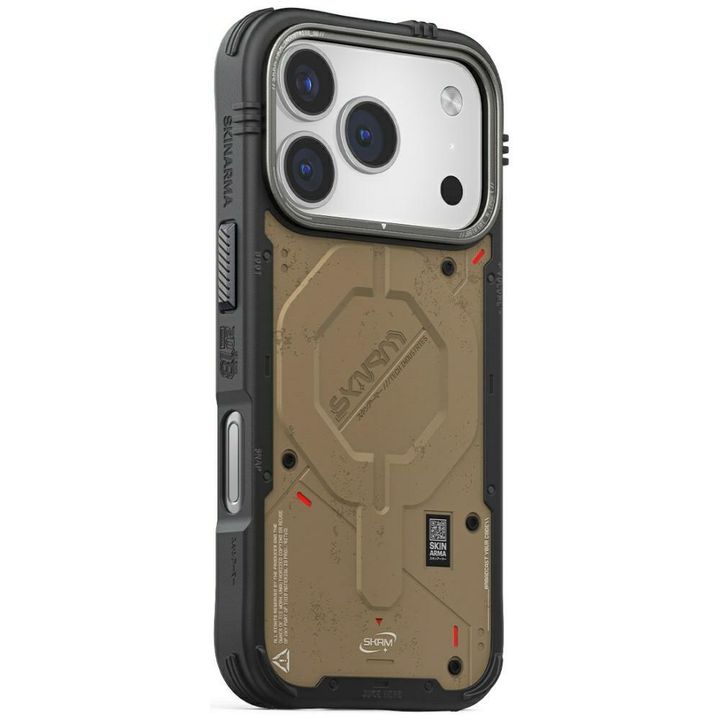Etui Skinarma Vigor MagSafe do iPhone 17 Pro kamienny na NearMe.pl